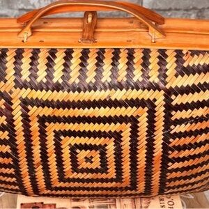 Vintage Woven Handbag